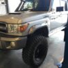 Fender Flares for Toyota Land Cruiser 79 2007-on - 50 mm wide FRONT ONLY - Image 4