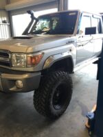 Fender Flares for Toyota Land Cruiser 79 2007-on - 50 mm wide FRONT ONLY - Image 10