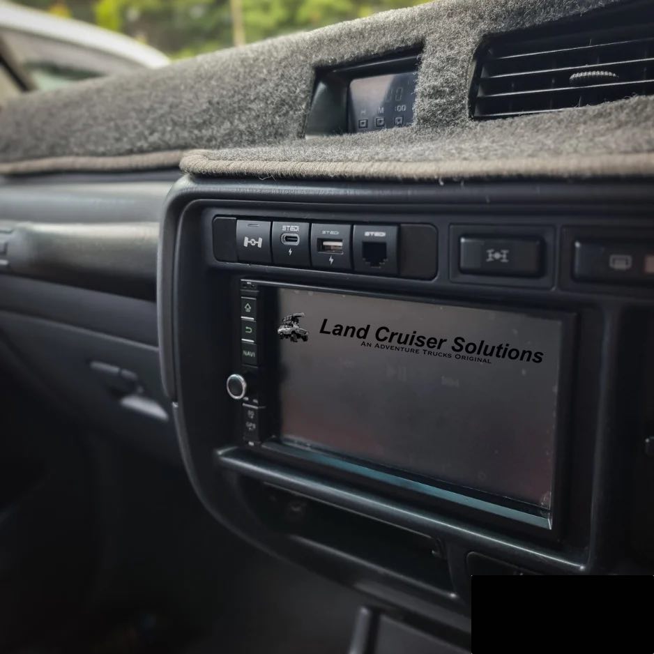 Toyota Land Cruiser 80 Series Top Cubby Switch Panel (1995-1997) (2 switch Blanks) - Image 3