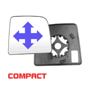 ClearView Compact Convex Mirror Glass complete with base plate