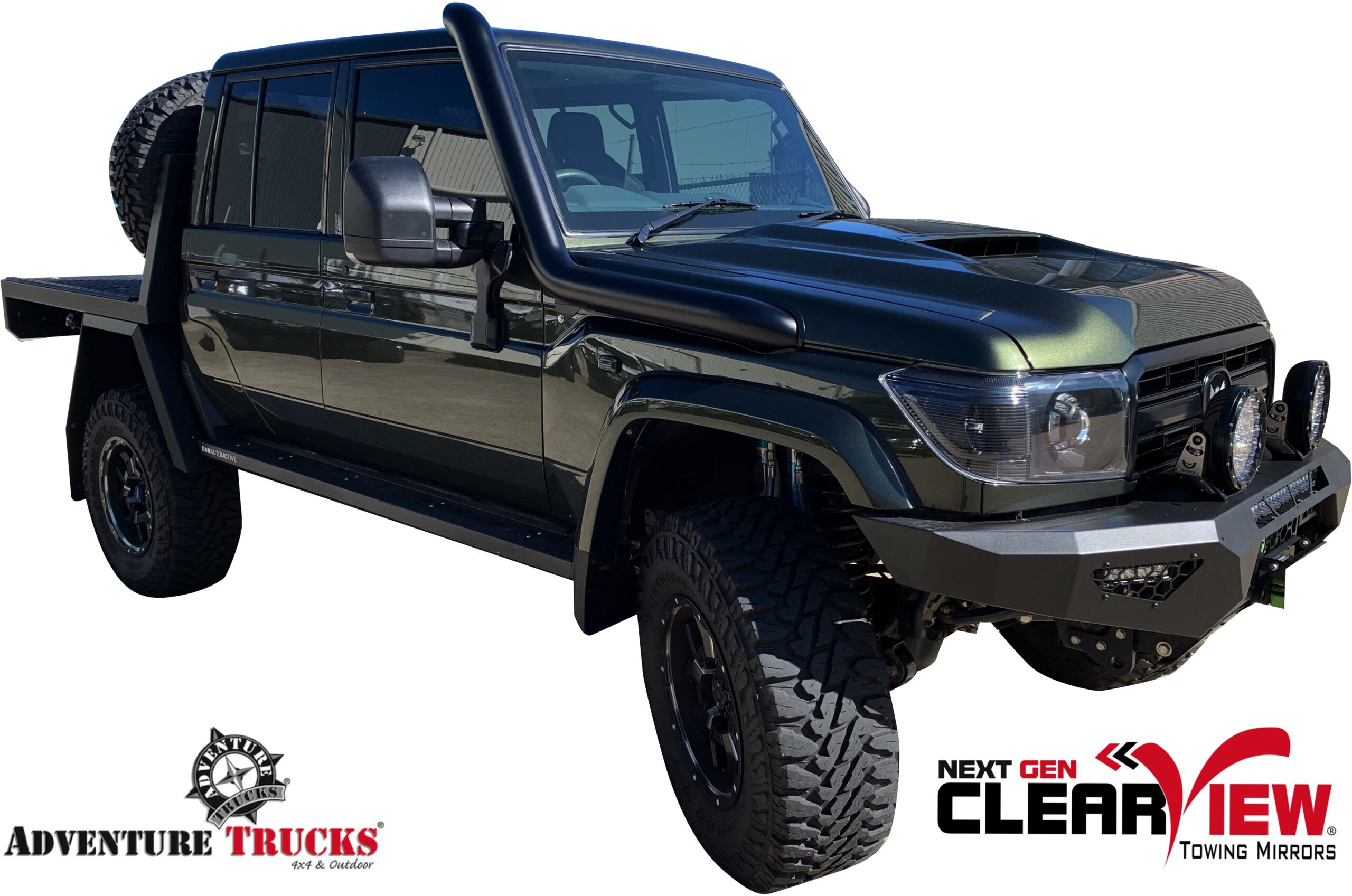 ClearView Towing Mirrors for Toyota Land Cruiser 70 serie