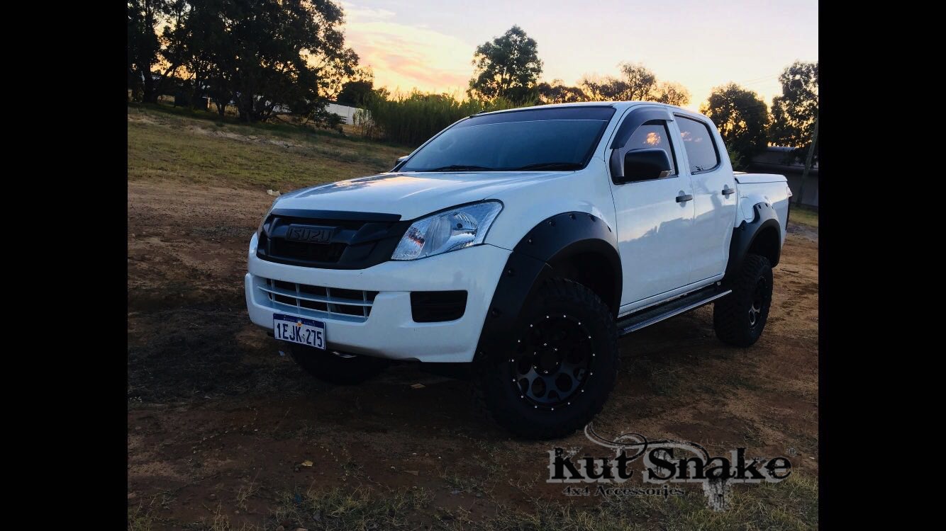 Fender Flares for Isuzu D-max - 85mm wide FRONT ONLY