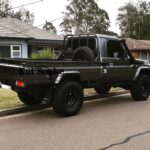 Fender Flares for Toyota Land Cruiser 79 series pick-up truck 2007 - on single cab - Tall 70 mm wide - Image 4
