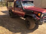 Fender Flares for Toyota Land Cruiser 79 series pick-up truck 2007 - on single cab - Tall 70 mm wide