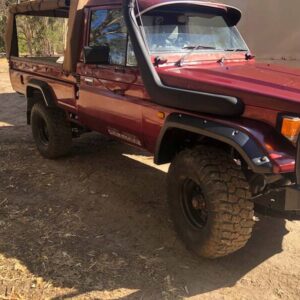 Fender Flares for Toyota Land Cruiser 79 series pick-up truck 2007 - on single cab - Tall 70 mm wide