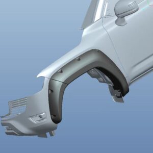 Fender Flares for Toyota Land Cruiser 300 - 100 mm wide