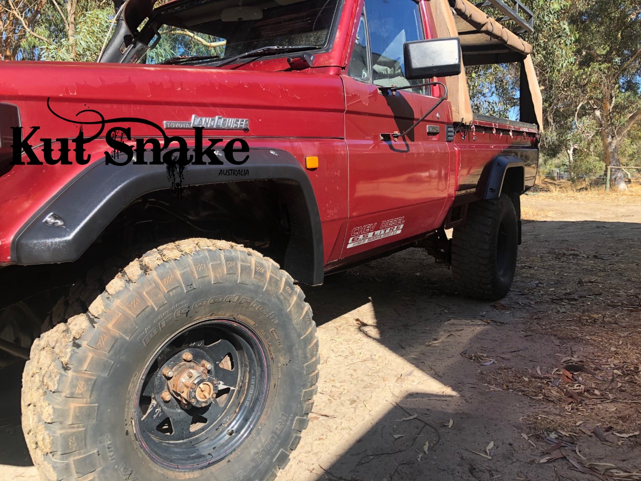 Fender Flares for Toyota Land Cruiser 75/79 series single cab pre-2007-50 mm wide - Image 2