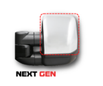 ClearView “Next Generation” Towing Mirror Head Covers Chrome (Left & Right)