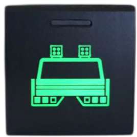 Switch Tray Light (22 x 22mm) Green LED