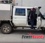 ClearView Power Boards [Pair] – Toyota LandCruiser 79 Series, thick board, LED light (1984 – Current) - Image 4