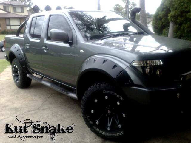 Fender Flares for Nissan Navara D40 - 75 mm wide
