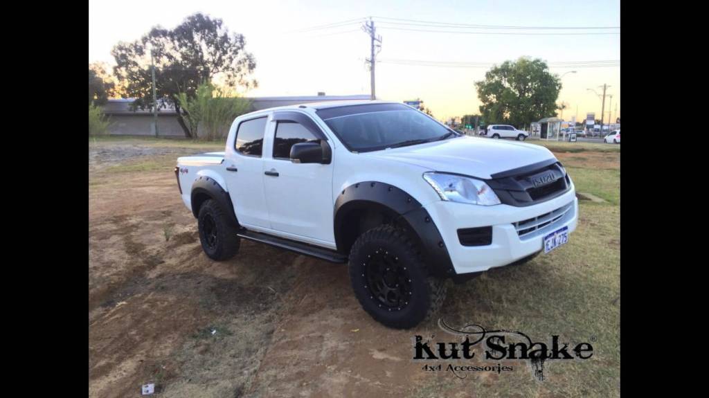 Fender Flares for Isuzu D-max - 85mm wide