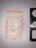 Multitool Kut-Snake (credit card format) 10 pieces - Image 3